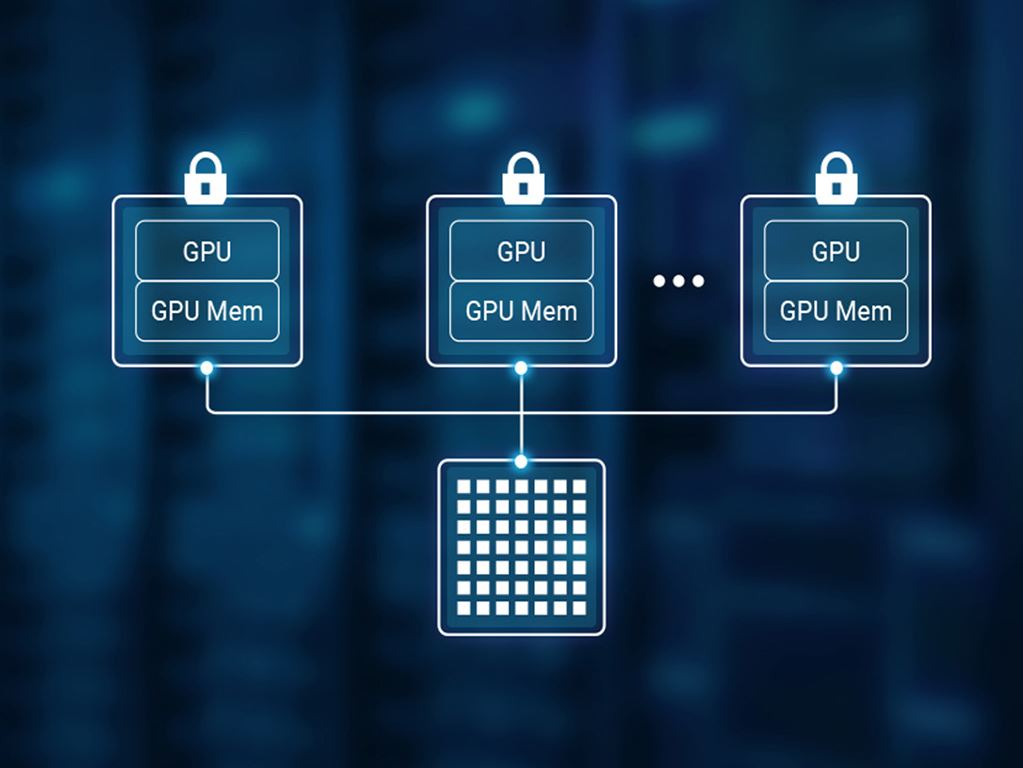 Image of data center gpu